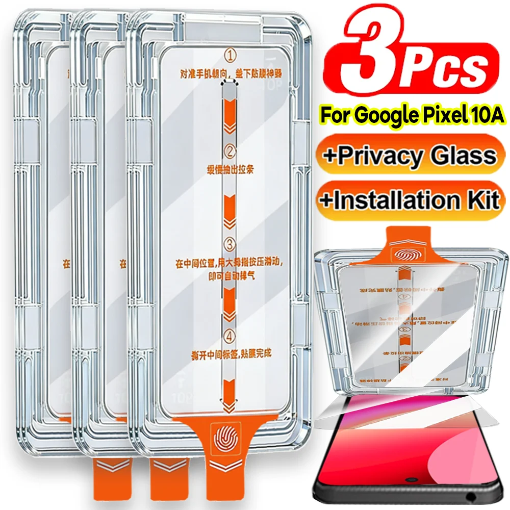 3-1Set HD Clear Tempered Glass for Google Pixel 10a Screen Protectors Anti-scratch Film with Easy To Install Dust Free Cover
3-1Set HD Clear Tempered Glass for Google Pixel 10a Screen Protectors Anti-scratch Film with Easy To Install Dust Free Cover