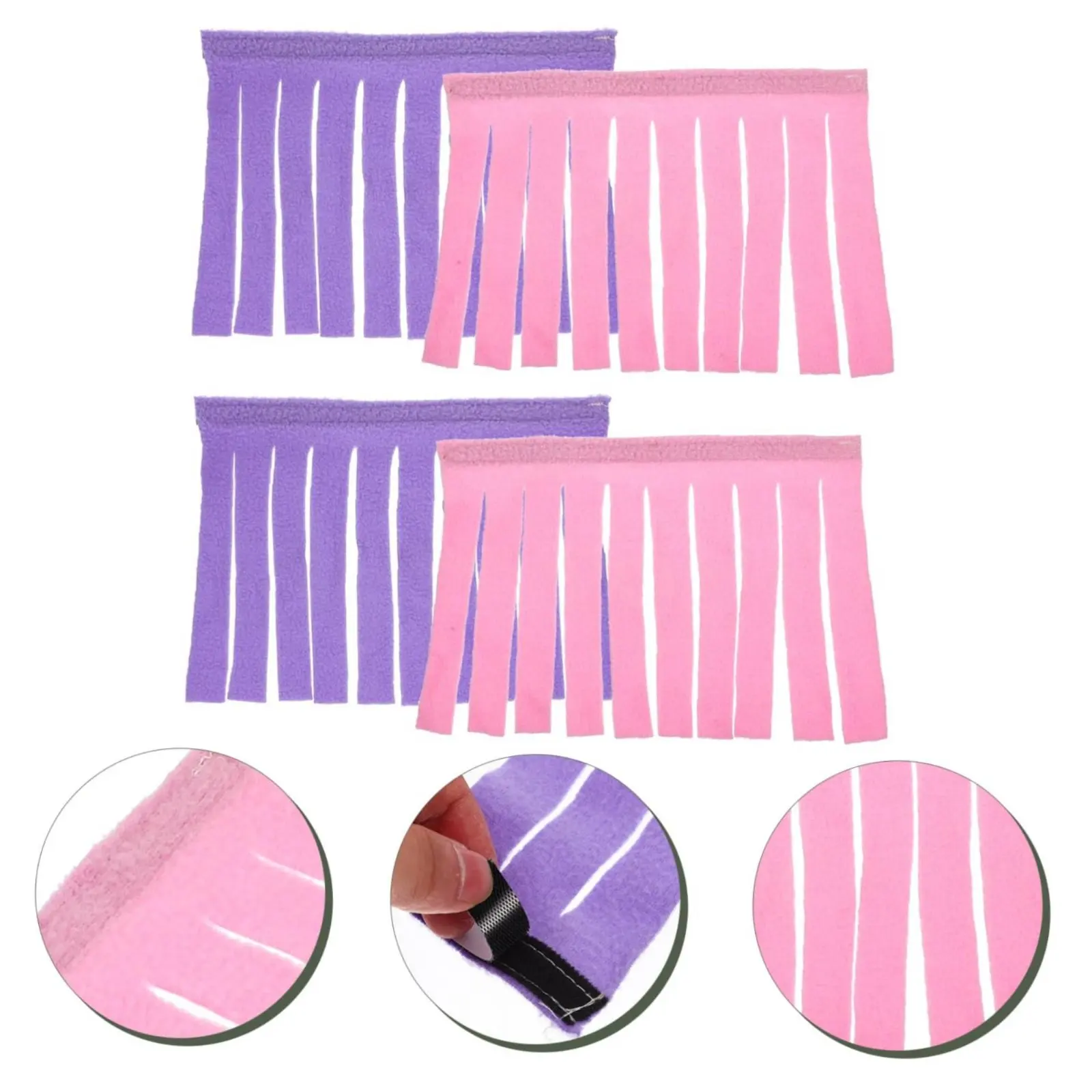4 Pieces Pet Enclosure Tassel Curtain Easy to Install Fleece Tassel Door Curtain for Hamsters
4 Pieces Pet Enclosure Tassel Curtain Easy to Install Fleece Tassel Door Curtain for Hamsters