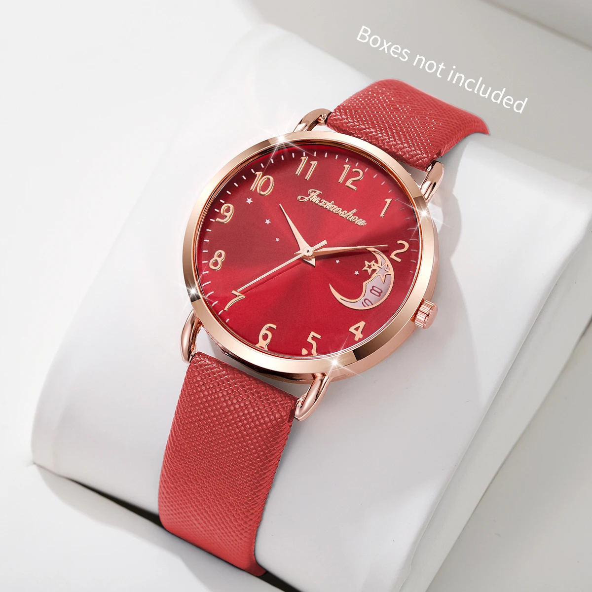 Women's Watch Personality Simple Moon Star Digital Scale Dial Elegant Temperament Quartz Watch (Box Not Included)
Women's Watch Personality Simple Moon Star Digital Scale Dial Elegant Temperament Quartz Watch (Box Not Included)