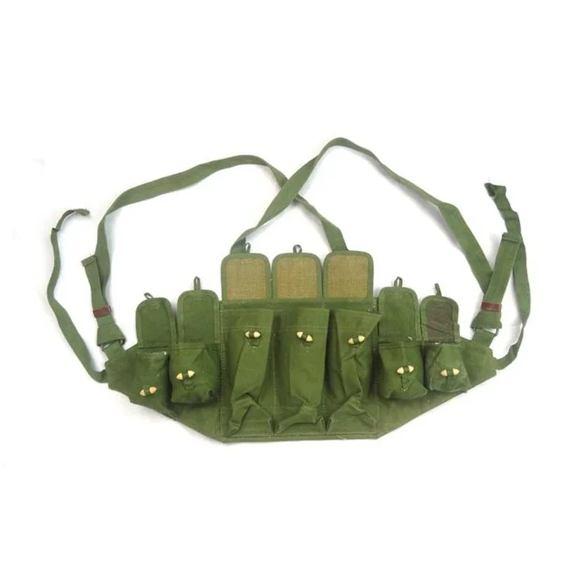 Surplus Original Vietnam War Chinese Army Type 56 Canvas Chest Rig Ammo Pouch Mag Bag
Surplus Original Vietnam War Chinese Army Type 56 Canvas Chest Rig Ammo Pouch Mag Bag