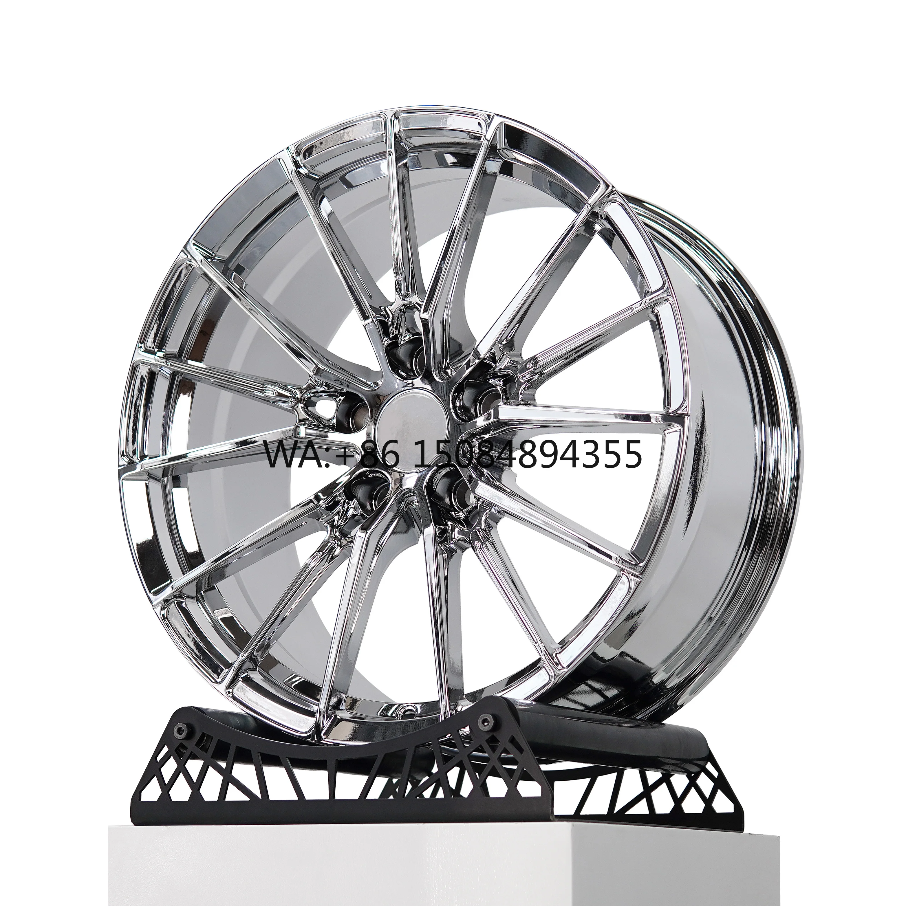 CF4 Triple Chrome Plated T6061 5x114.3 5x120 Forged Alloy Wheel Rim 18-24 Inch Hub
CF4 Triple Chrome Plated T6061 5x114.3 5x120 Forged Alloy Wheel Rim 18-24 Inch Hub