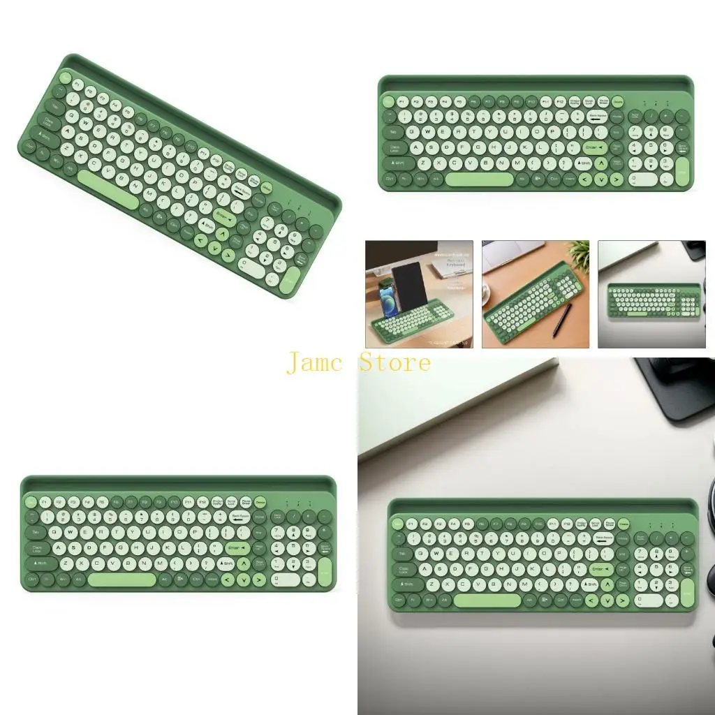 LX0B Two Mode Wireless Keyboards Long Battery Multiple Device Pairing AntiWear Universal Compatibility Business Travel Essential
LX0B Two Mode Wireless Keyboards Long Battery Multiple Device Pairing AntiWear Universal Compatibility Business Travel Essential