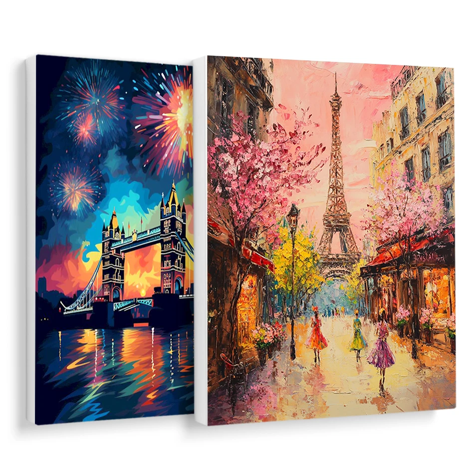 RUOPOTY Coloring By Numbers Painting City scenery Markers By Numbers Picture Frame Paint Pictures By Numbers Drawing On Canvas 
RUOPOTY Coloring By Numbers Painting City scenery Markers By Numbers Picture Frame Paint Pictures By Numbers Drawing On Canvas