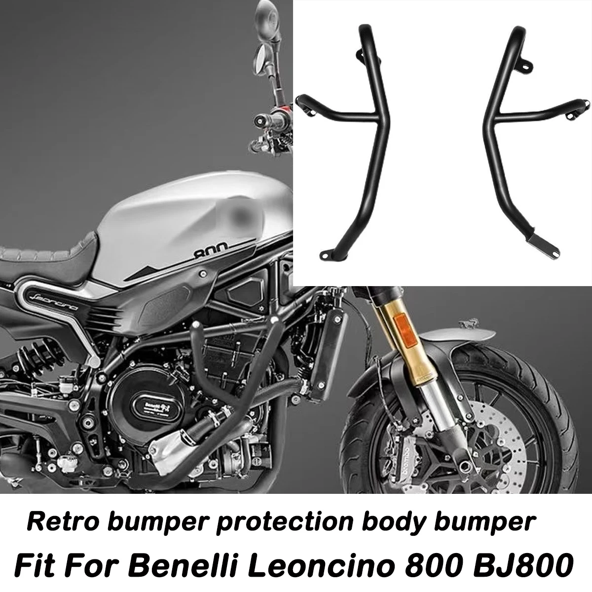 For Benelli Leoncino 800 BJ800 Motorcycle Engine Guard Crash Bar Bumper Left Right Fairing Frame Protector Bar Accessories
For Benelli Leoncino 800 BJ800 Motorcycle Engine Guard Crash Bar Bumper Left Right Fairing Frame Protector Bar Accessories