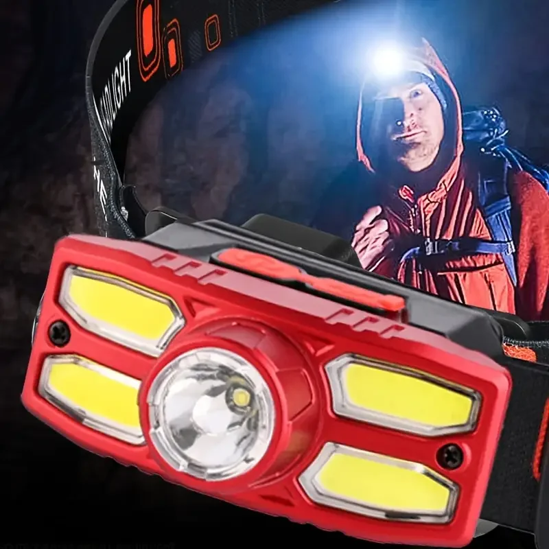 1pc Emergency Bright LED Rechargeable Waterproof Headlight For Outdoor Travel, Camping, Hiking, Fishing At NIght
1pc Emergency Bright LED Rechargeable Waterproof Headlight For Outdoor Travel, Camping, Hiking, Fishing At NIght