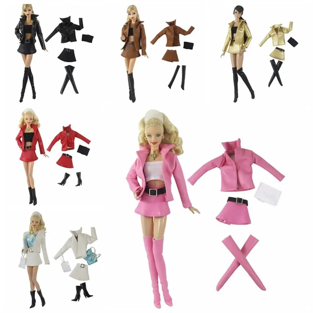Doll Accessory PU Leather Doll Casual Wear Jacket Coat Cool Fashion Doll Clothes Slim Cut Outfits Doll Dress 1/6 BJD Dolls
Doll Accessory PU Leather Doll Casual Wear Jacket Coat Cool Fashion Doll Clothes Slim Cut Outfits Doll Dress 1/6 BJD Dolls