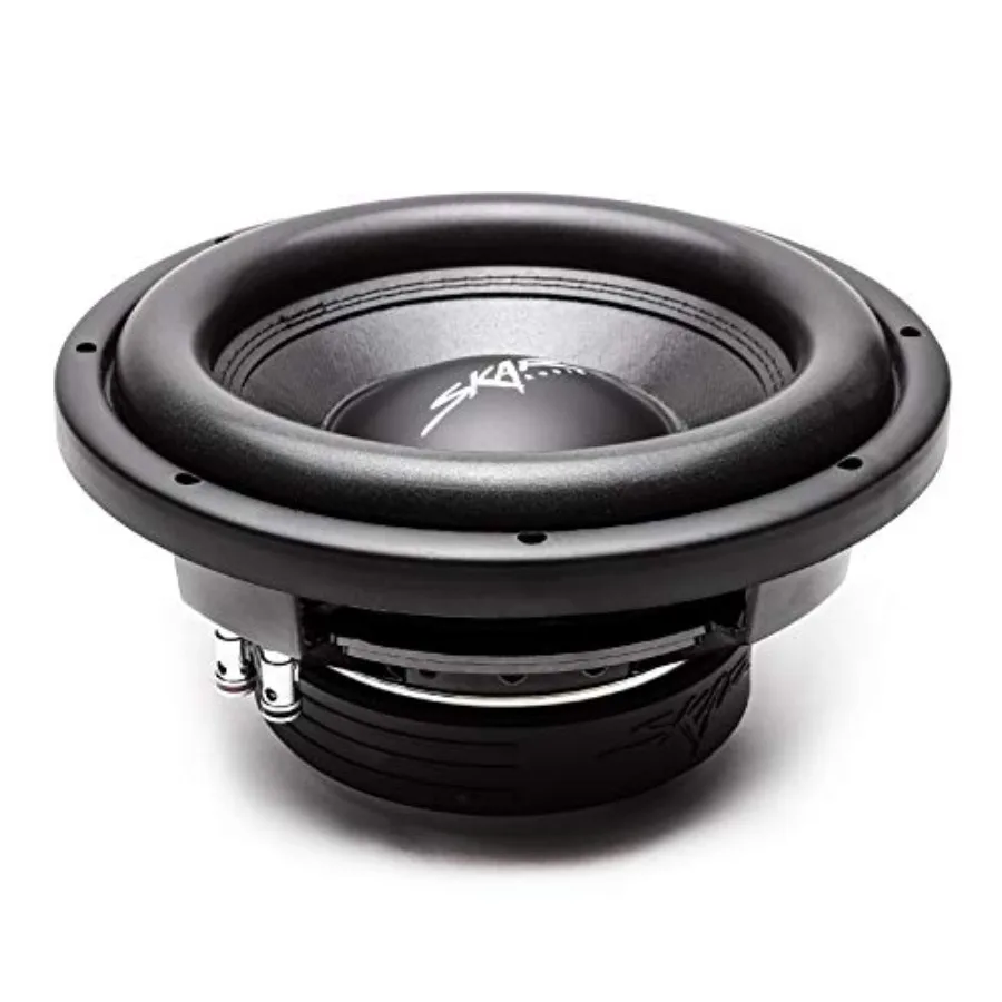 Car audio subwoofer for compact installations, polypropylene cone, black, shallow mount design with 800W max power and dual 4 o
Car audio subwoofer for compact installations, polypropylene cone, black, shallow mount design with 800W max power and dual 4 o