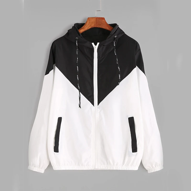 New Outdoor Jacket Coat Womens Long Sleeve Patchwork Thin Skin Suits Hooded Zip Stitching Outwear Coat Running Sport Jacket
New Outdoor Jacket Coat Womens Long Sleeve Patchwork Thin Skin Suits Hooded Zip Stitching Outwear Coat Running Sport Jacket