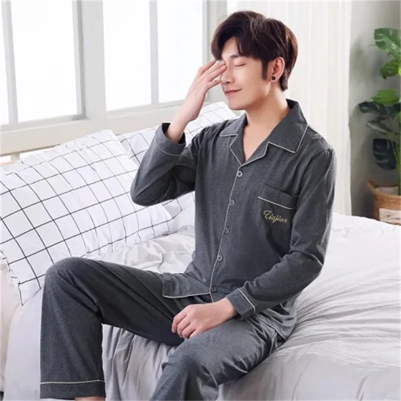 140kg 5XL Large Size Loungewear Men Pajama Set Print Spring Long-Sleeved Cardigan Trousers Sleepwear Loose Casual Home Clothing
140kg 5XL Large Size Loungewear Men Pajama Set Print Spring Long-Sleeved Cardigan Trousers Sleepwear Loose Casual Home Clothing