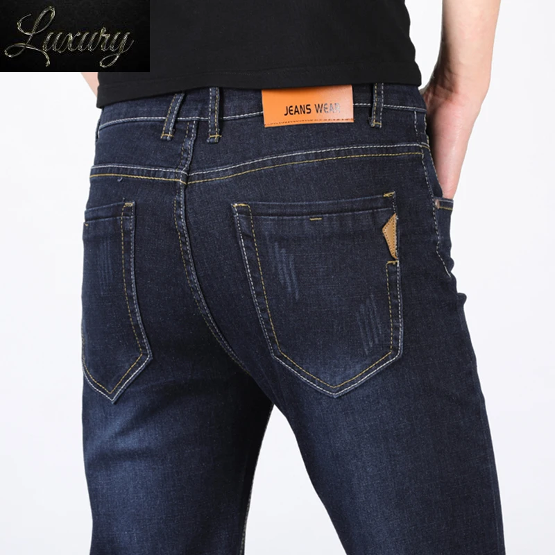 2023 Men's Straight Jeans Spring Autumn New Stretch Slim Business Casual Fashion Korea Office Solid Color Denim Trousers
2023 Men's Straight Jeans Spring Autumn New Stretch Slim Business Casual Fashion Korea Office Solid Color Denim Trousers