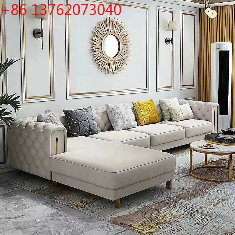 Легкий роскошный диван Современная тканевая наложница L-образный уголок Новый американский стиль ins
Легкий роскошный диван Современная тканевая наложница L-образный уголок Новый американский стиль ins