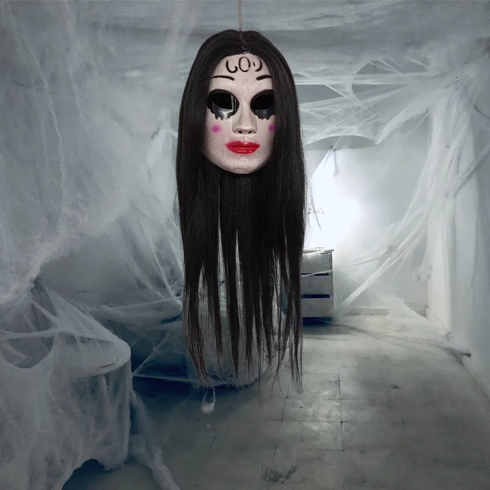 Creative Realistic Halloween Mask Comfortable Wear Plastic Ghost Head Decoration Scary Look 3D Mask Haunted House
Creative Realistic Halloween Mask Comfortable Wear Plastic Ghost Head Decoration Scary Look 3D Mask Haunted House