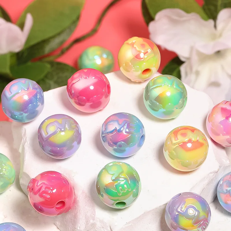 Новинка, яркие круглые акриловые бусины в виде надписей «любовь», подходит для браслетов, ожерелий, серег, орнаментов, ручек, 100 шт., 17 мм
Новинка, яркие круглые акриловые бусины в виде надписей «любовь», подходит для браслетов, ожерелий, серег, орнаментов, ручек, 100 шт., 17 мм