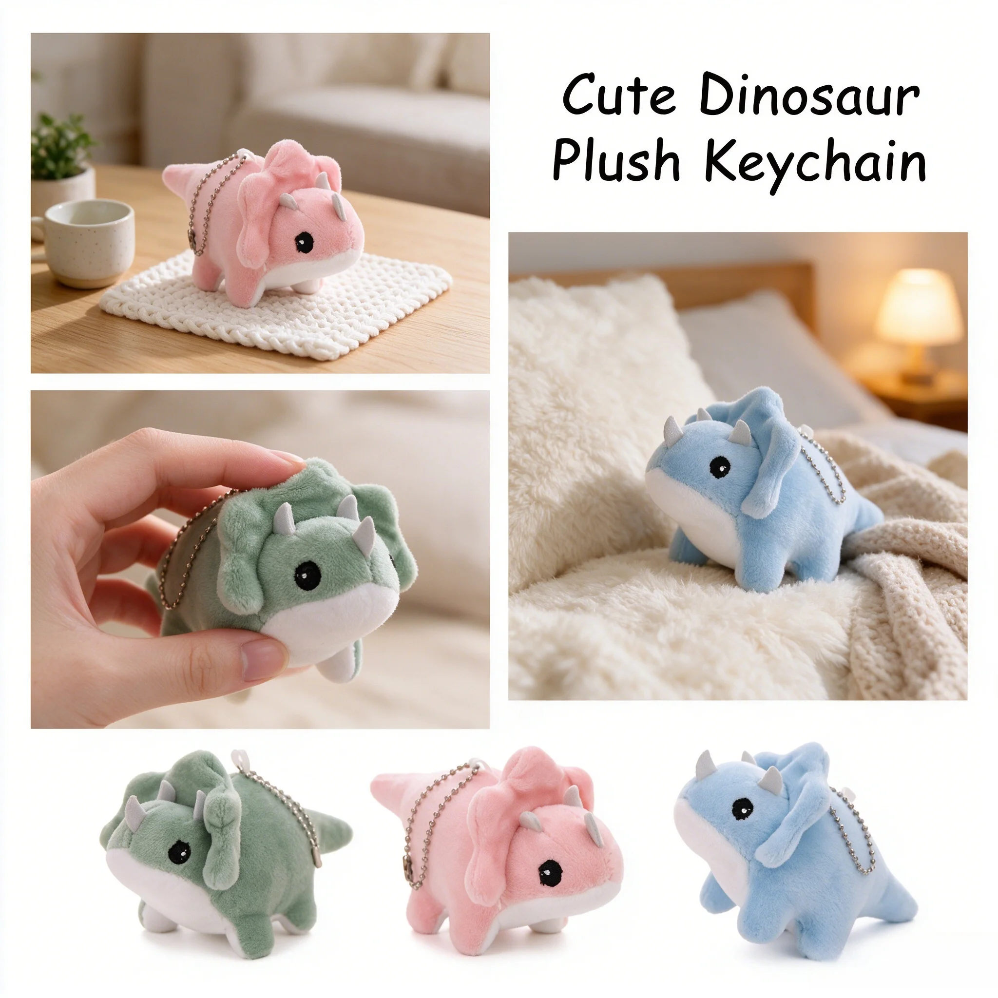 Cute Cartoon Triceratops Plush Keychain Mini Dinosaur Stuffed Doll Bag Pendant Soft Animal Ornament Girls Birthday Gift
Cute Cartoon Triceratops Plush Keychain Mini Dinosaur Stuffed Doll Bag Pendant Soft Animal Ornament Girls Birthday Gift