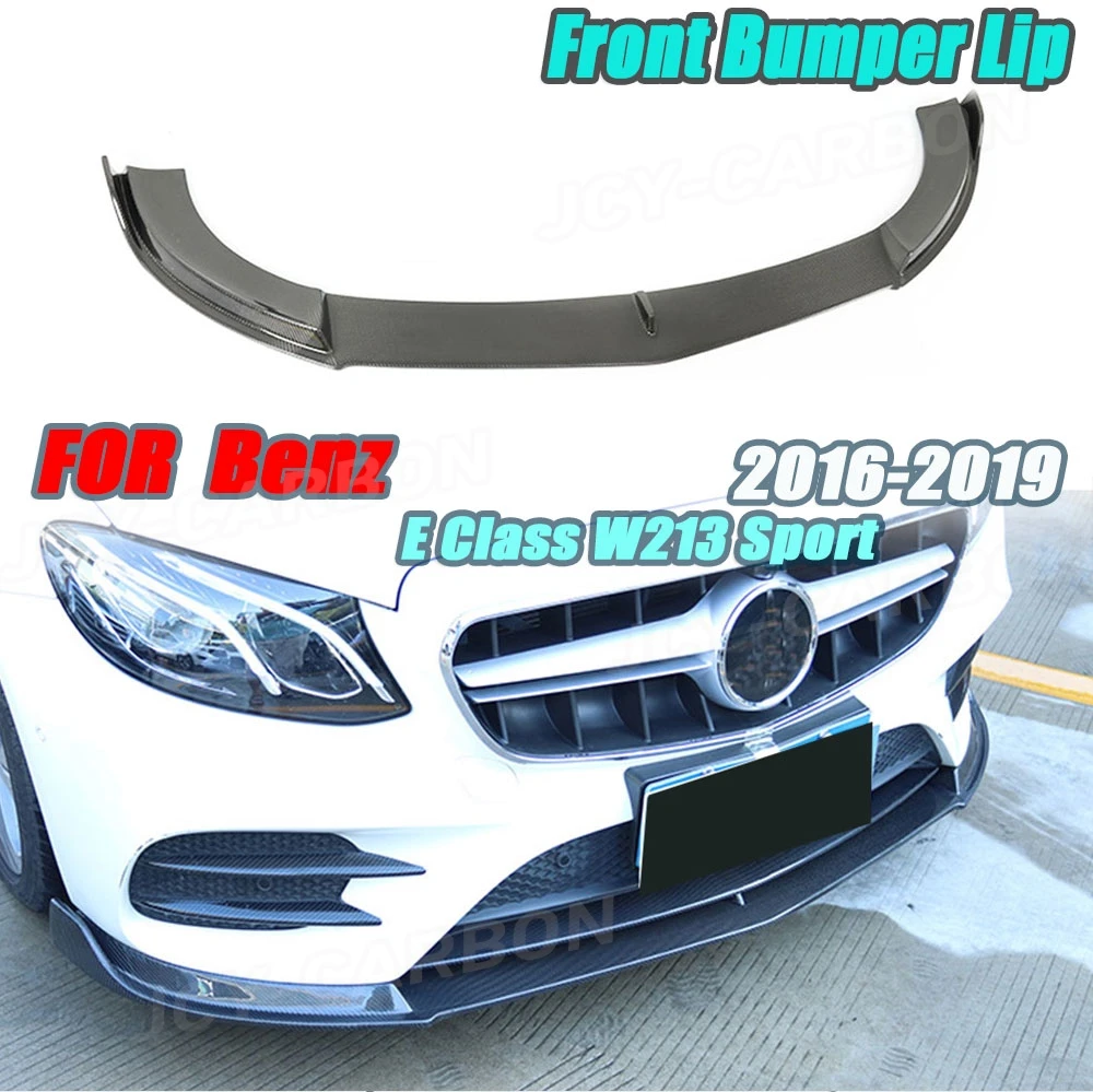 For E Class Real Carbon Fiber Car Styling Front Lip Spoiler Auto Body Kit For Benz W213 Sport E200 E260 E300 2016-2019
For E Class Real Carbon Fiber Car Styling Front Lip Spoiler Auto Body Kit For Benz W213 Sport E200 E260 E300 2016-2019