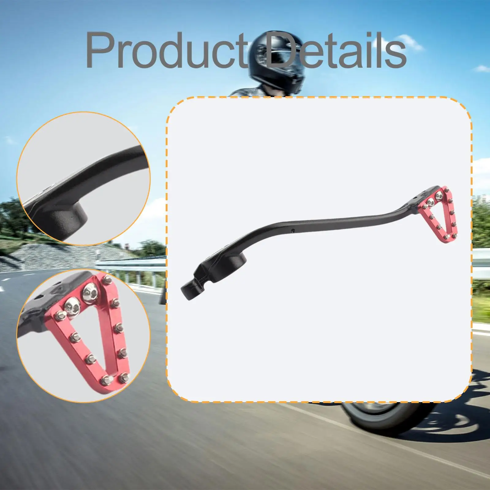 Motorcycle Rear Brake Pedal Foot Lever Easy to Install Practical Accessory Direct Replaces Aluminum Alloy for Xcw Exc
Motorcycle Rear Brake Pedal Foot Lever Easy to Install Practical Accessory Direct Replaces Aluminum Alloy for Xcw Exc