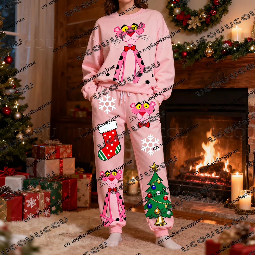 Christmas Pink Panther Tracksuit Suits Autumn Winter Hoodies+Long Pants Sets Men Streetwear Casual Suits Overszied Male Clothing
Christmas Pink Panther Tracksuit Suits Autumn Winter Hoodies+Long Pants Sets Men Streetwear Casual Suits Overszied Male Clothing