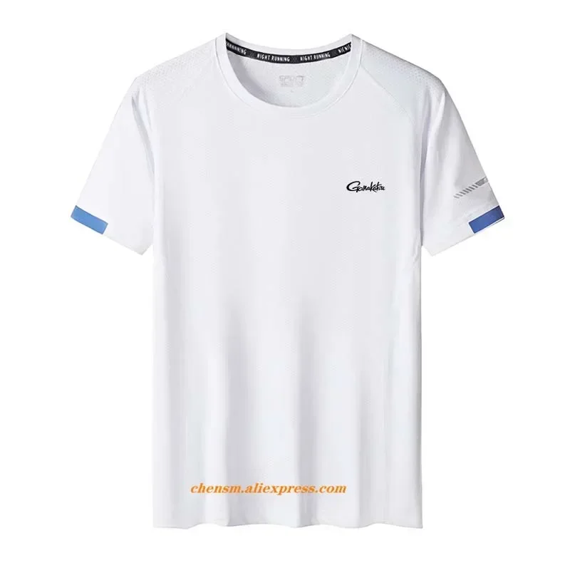 Gamakatsu Men's Fishing Summer Ice Silk T-shirt Sweatshirt Round Neck Simple Running Fitness Suit Thin Breathable Quick Drying T
Gamakatsu Men's Fishing Summer Ice Silk T-shirt Sweatshirt Round Neck Simple Running Fitness Suit Thin Breathable Quick Drying T