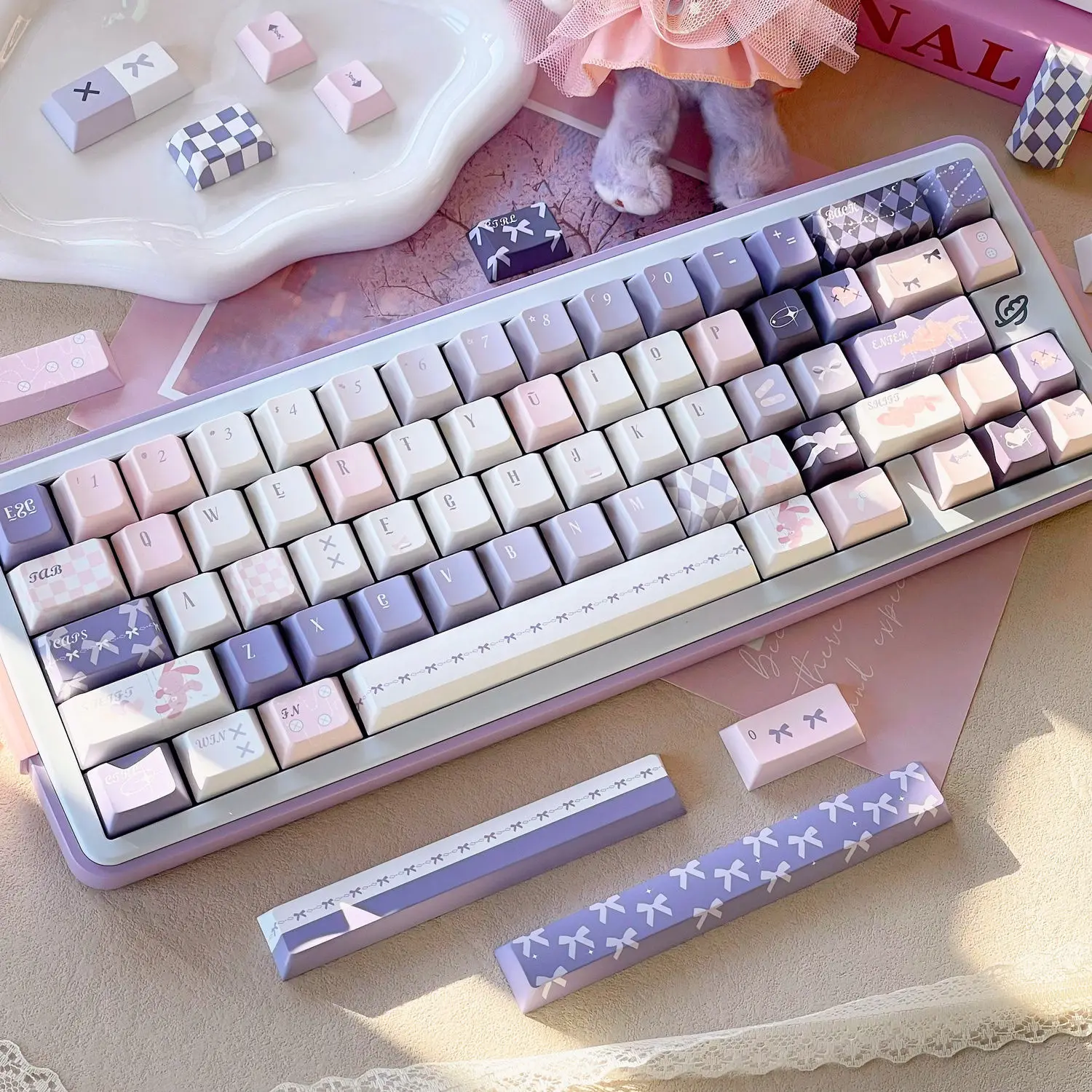 Wire puppet keycap Original height PBT material Sublimation high value personality creative cute keycap
Wire puppet keycap Original height PBT material Sublimation high value personality creative cute keycap