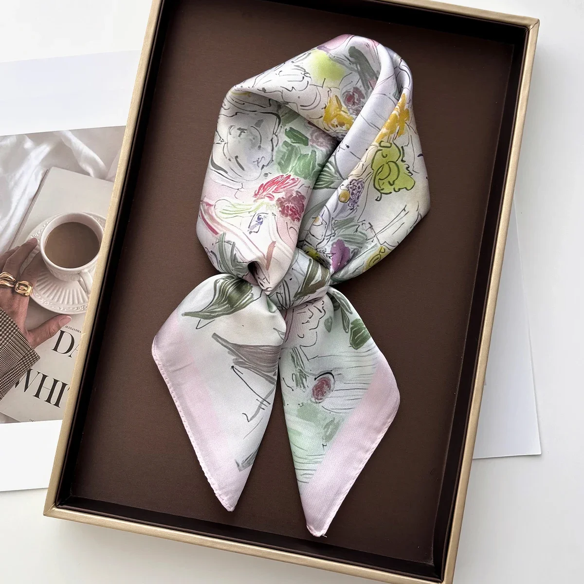 Imitation Silk Square Scarf For Women Floral Printed Scarves Bandanas Luxury Hijab Neckerchief Elegant Beach Shawl Wraps
Imitation Silk Square Scarf For Women Floral Printed Scarves Bandanas Luxury Hijab Neckerchief Elegant Beach Shawl Wraps