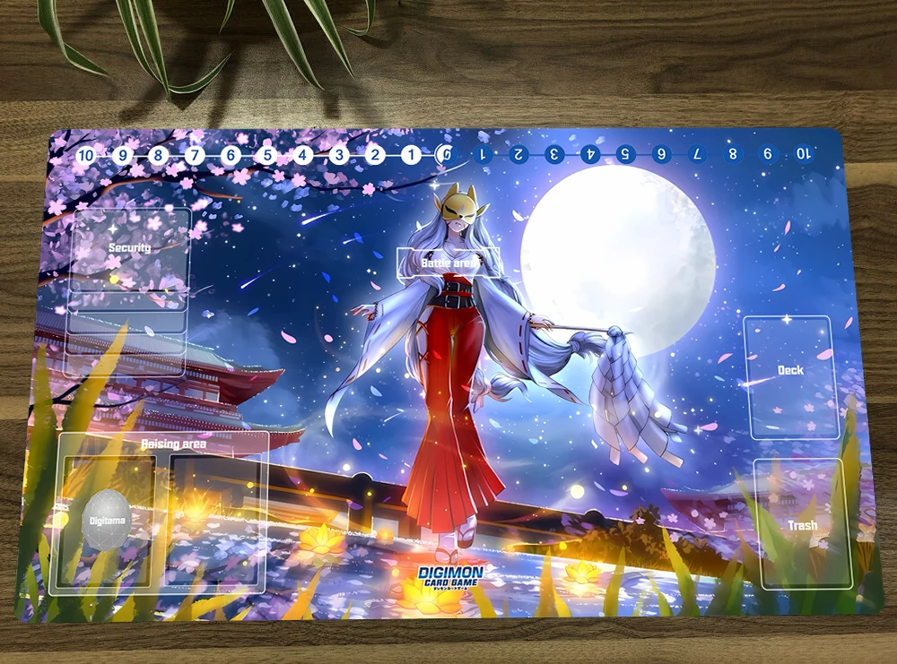 Digimon Duel Playmat Sakuyamon Trading Card Game Mat DTCG CCG Mat Rubber Mouse Pad Desk Pad TCG Gaming Play Mat Free Bag
Digimon Duel Playmat Sakuyamon Trading Card Game Mat DTCG CCG Mat Rubber Mouse Pad Desk Pad TCG Gaming Play Mat Free Bag