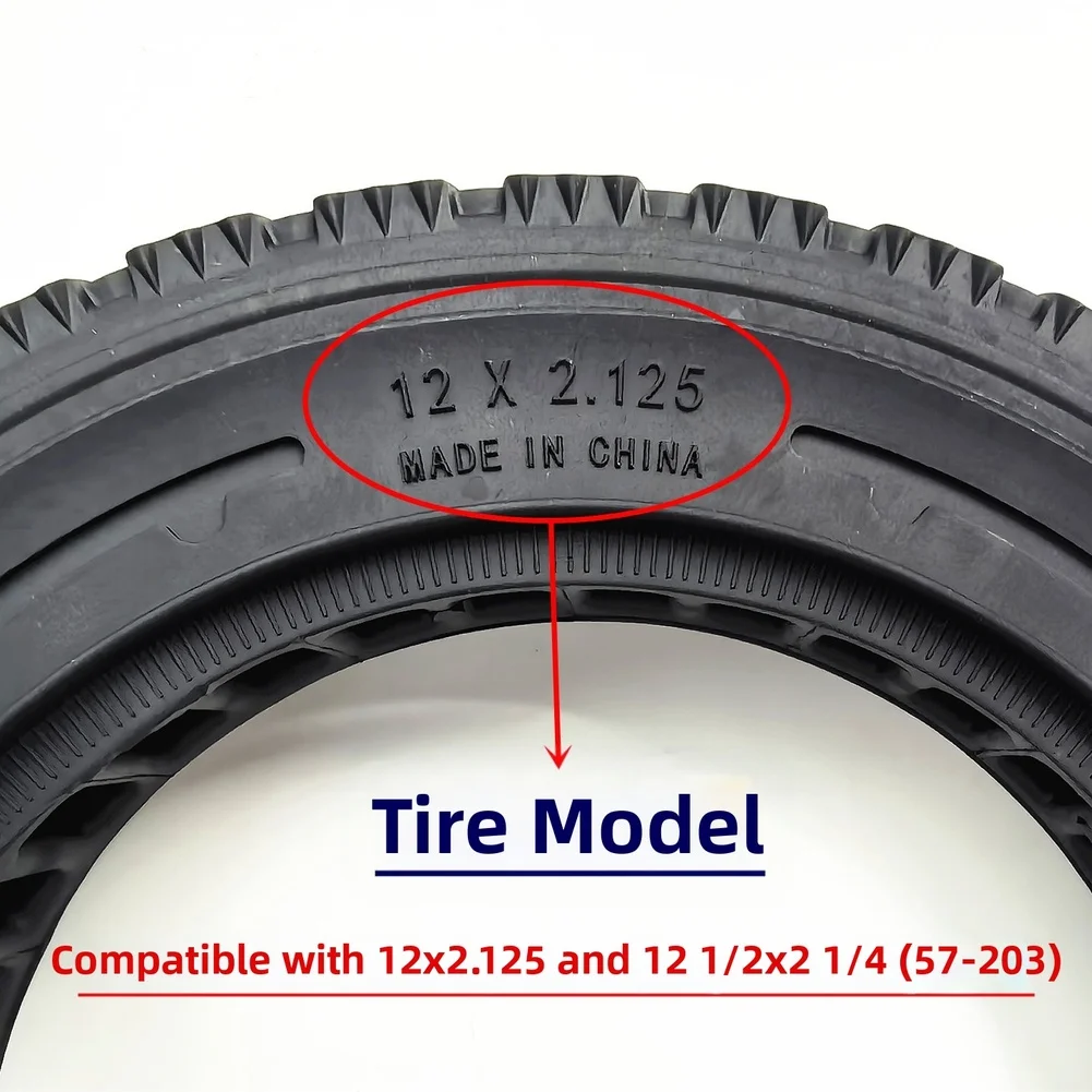 1pcs 12x2.125 Off Road Hollow Solid Tire For Electric Bike 57 203 Puncture Proof Scooter Parts & Accessories
1pcs 12x2.125 Off Road Hollow Solid Tire For Electric Bike 57 203 Puncture Proof Scooter Parts & Accessories