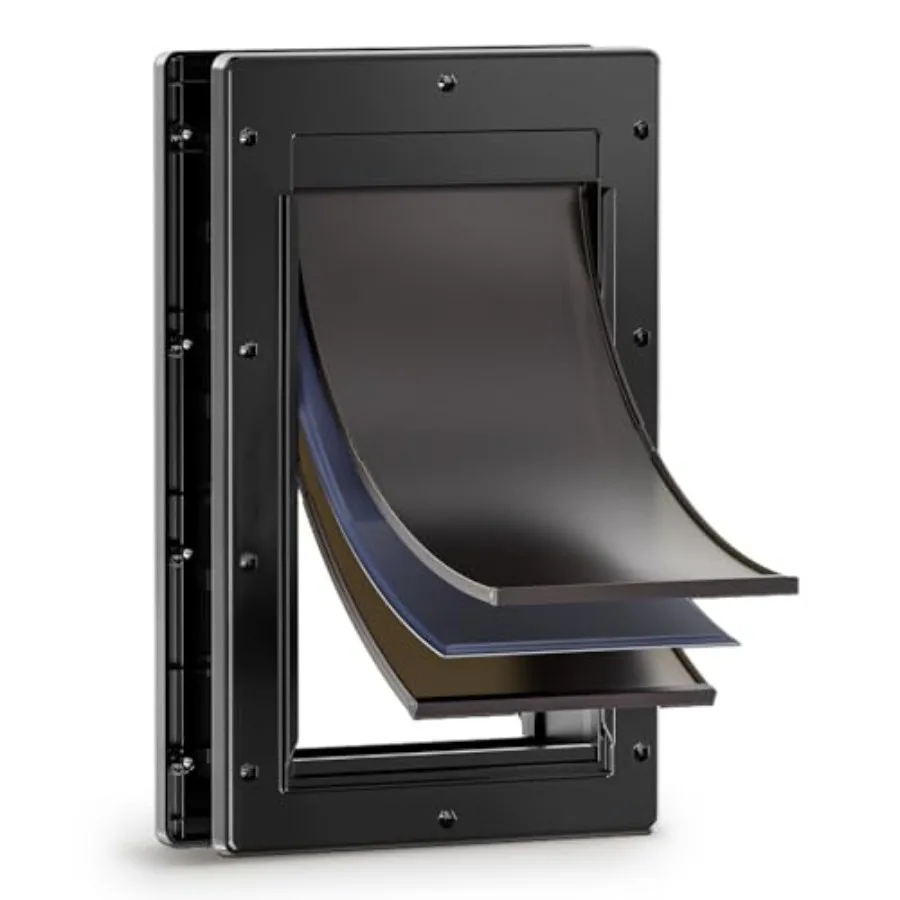 3-Flap Dog Door Doggy Door Doggie Door Cat Door for Install in Interior and Exterior Doors Insulation Flap 2 Magnetic Flaps Clo
3-Flap Dog Door Doggy Door Doggie Door Cat Door for Install in Interior and Exterior Doors Insulation Flap 2 Magnetic Flaps Clo
