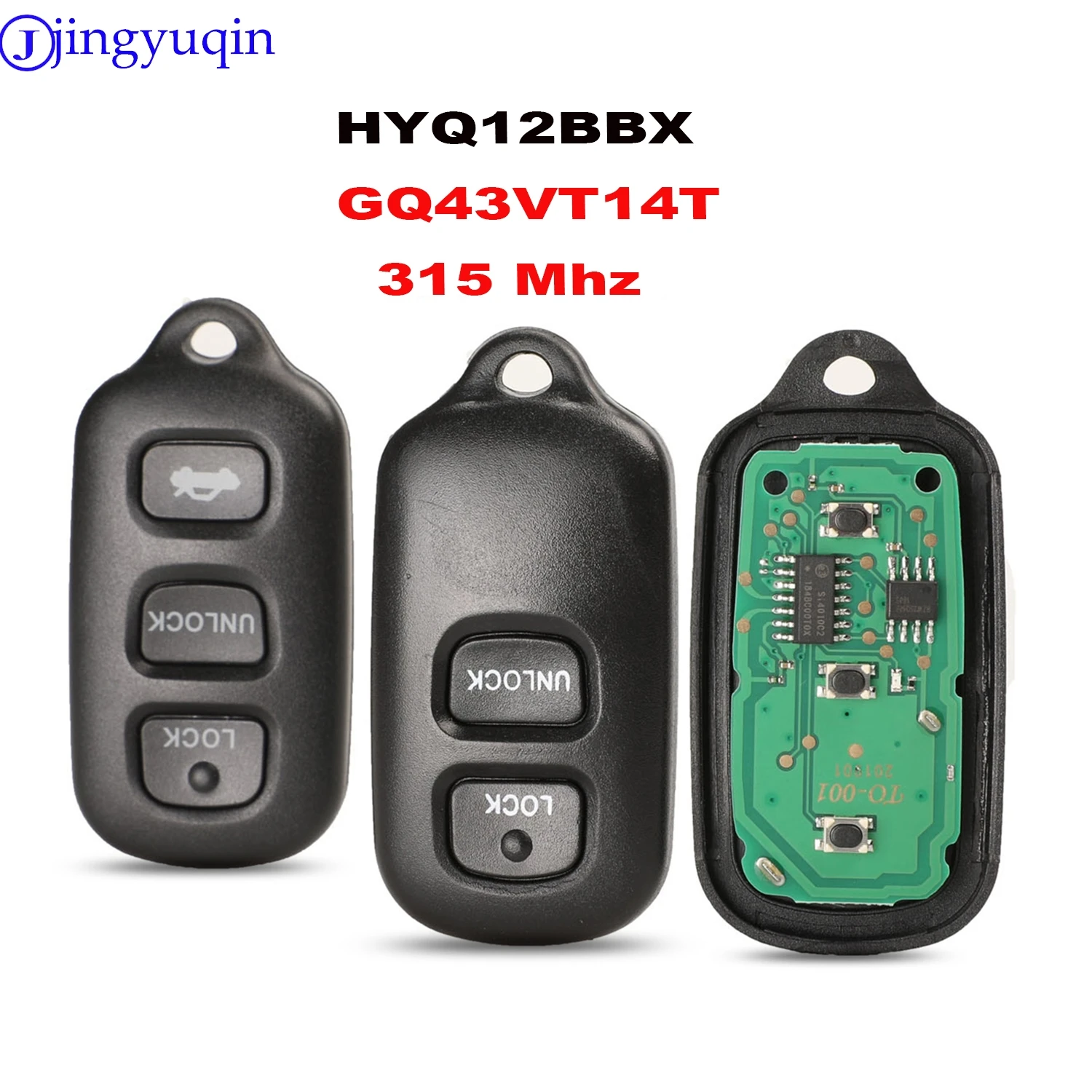 Jingyuqin дистанционный ключ от машины для Toyota Highlander Camry Solara Corolla Sienna 315 МГц HYQ12BBX GQ43VT14T HYQ12BAN HYQ1512Y
Jingyuqin дистанционный ключ от машины для Toyota Highlander Camry Solara Corolla Sienna 315 МГц HYQ12BBX GQ43VT14T HYQ12BAN HYQ1512Y