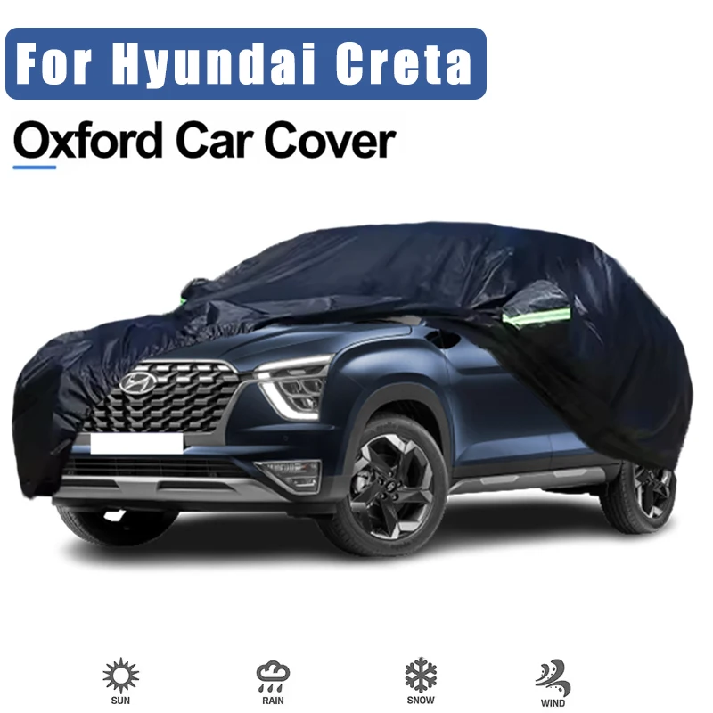 For Hyundai Creta Outdoor Protection Full Car Cover Snow Covers Rainwater Sunshine Dustproof Scratches Car Accessories
For Hyundai Creta Outdoor Protection Full Car Cover Snow Covers Rainwater Sunshine Dustproof Scratches Car Accessories