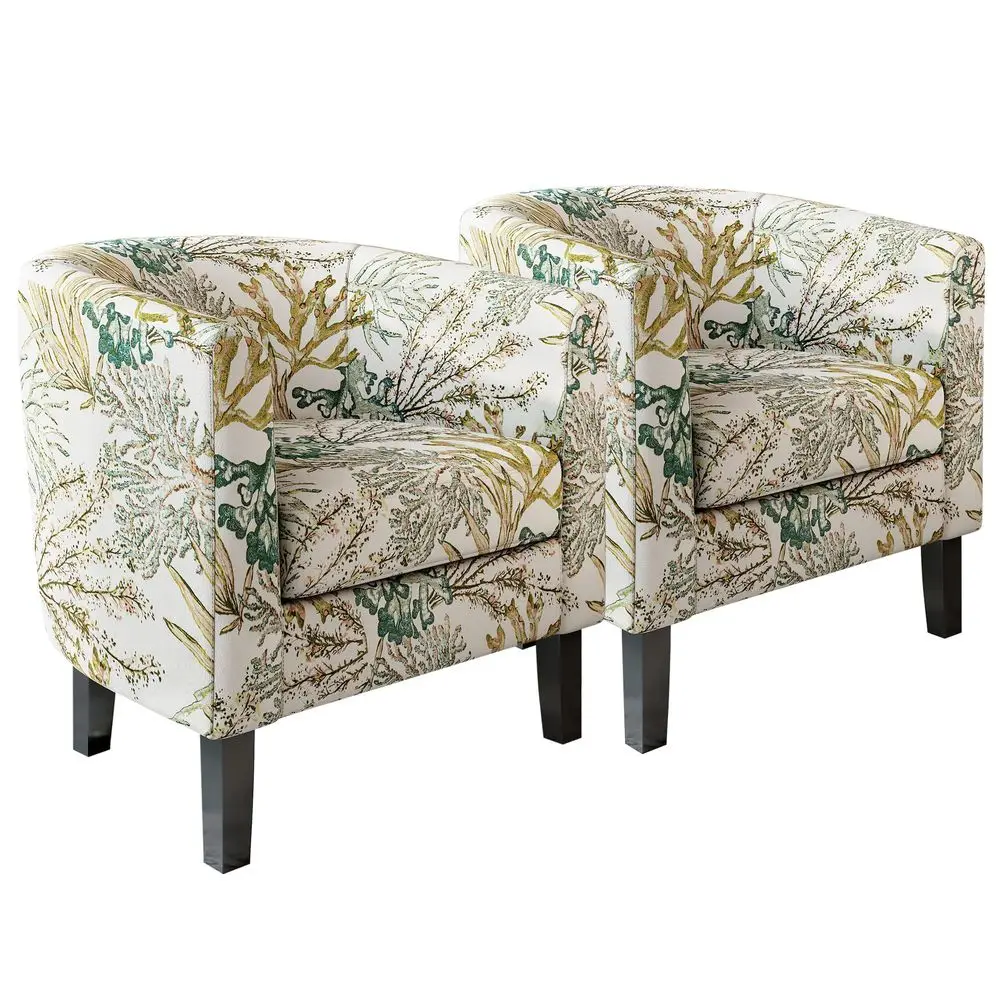 Living Room Chairs Set of 2, Linen Round Accent Barrel Chairs, Club Tub Sofa Chairs for Bedroom, Corner Chairs with Flared Legs
Living Room Chairs Set of 2, Linen Round Accent Barrel Chairs, Club Tub Sofa Chairs for Bedroom, Corner Chairs with Flared Legs