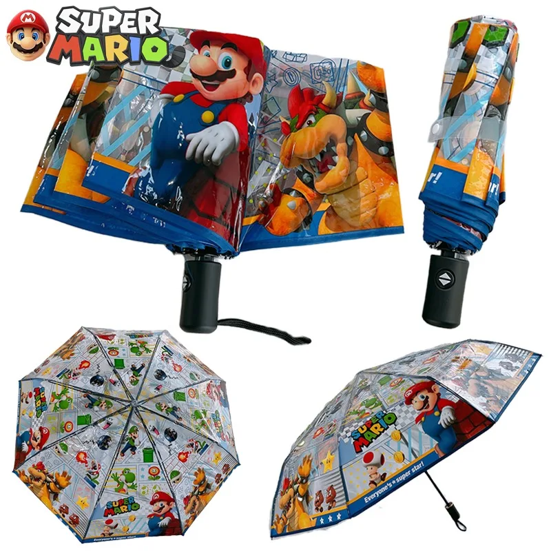 Cartoon Super Mario Bros Transparent Umbrellas for Kids Manual Opening Rain Umbrellas Girls Automatic Opening of Umbrella Gifts
Cartoon Super Mario Bros Transparent Umbrellas for Kids Manual Opening Rain Umbrellas Girls Automatic Opening of Umbrella Gifts