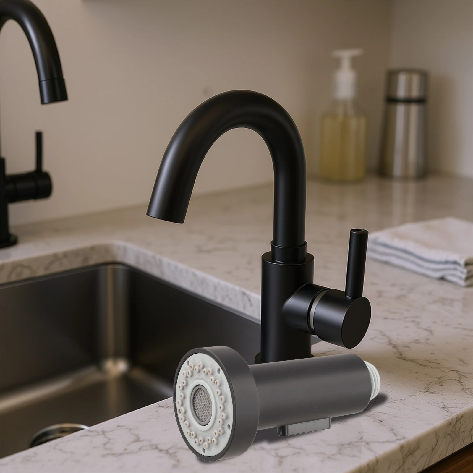 Совершенно новый высококачественный смеситель для раковины, насадка для душа, смеситель для раковины, запасной спрей, замена для кухни, металлическая трубка
Совершенно новый высококачественный смеситель для раковины, насадка для душа, смеситель для раковины, запасной спрей, замена для кухни, металлическая трубка