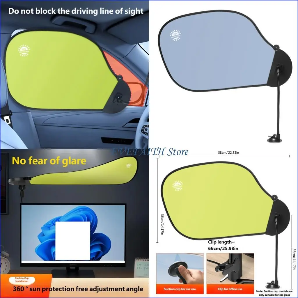 124B Adjustable Automotive Sunshade And Computer Screen Glares Reducer With Heat Reflective Foil Material Quick Setups
124B Adjustable Automotive Sunshade And Computer Screen Glares Reducer With Heat Reflective Foil Material Quick Setups
