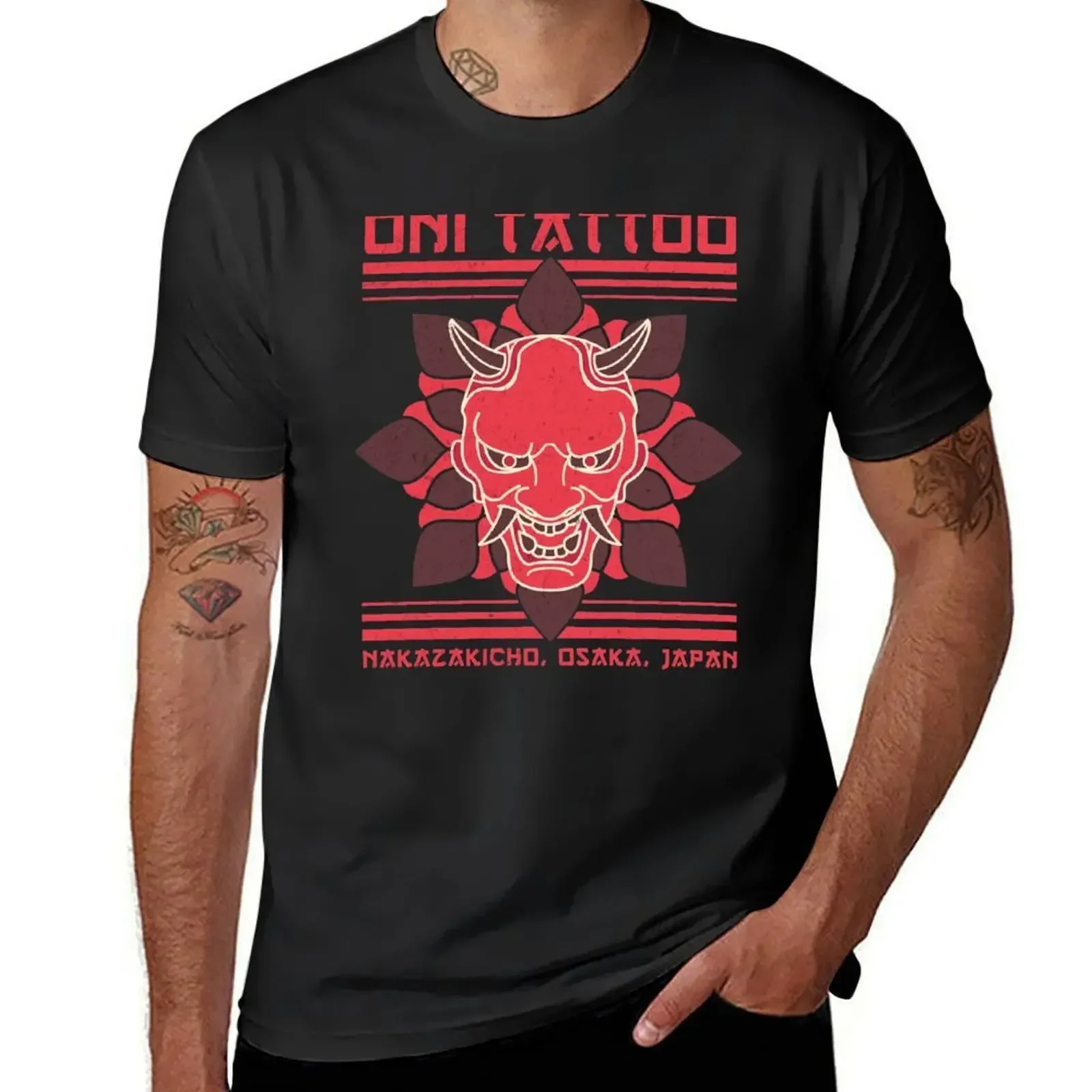 Oni Tattoo Studio Osaka, Japanese Devil, Old School Tattoo Design T-Shirt vintage Blouse mens graphic t-shirts
Oni Tattoo Studio Osaka, Japanese Devil, Old School Tattoo Design T-Shirt vintage Blouse mens graphic t-shirts