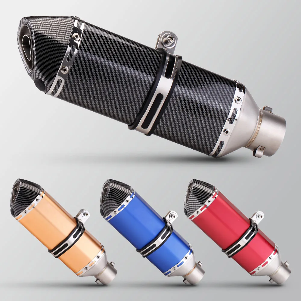 51MM Universal Exhaust Motorcycle Muffler 370MM With DB Killer for ninja400 R3 Z900 S1000RR MT-07 pcx160 duke390 R
51MM Universal Exhaust Motorcycle Muffler 370MM With DB Killer for ninja400 R3 Z900 S1000RR MT-07 pcx160 duke390 R