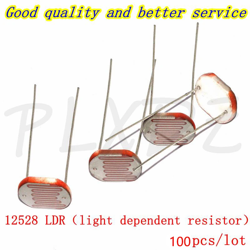 100pcs 12528 Light Dependent Resistor LDR 12MM Photoresistor Photosensitive GL12528 Photoconductive resistance
100pcs 12528 Light Dependent Resistor LDR 12MM Photoresistor Photosensitive GL12528 Photoconductive resistance