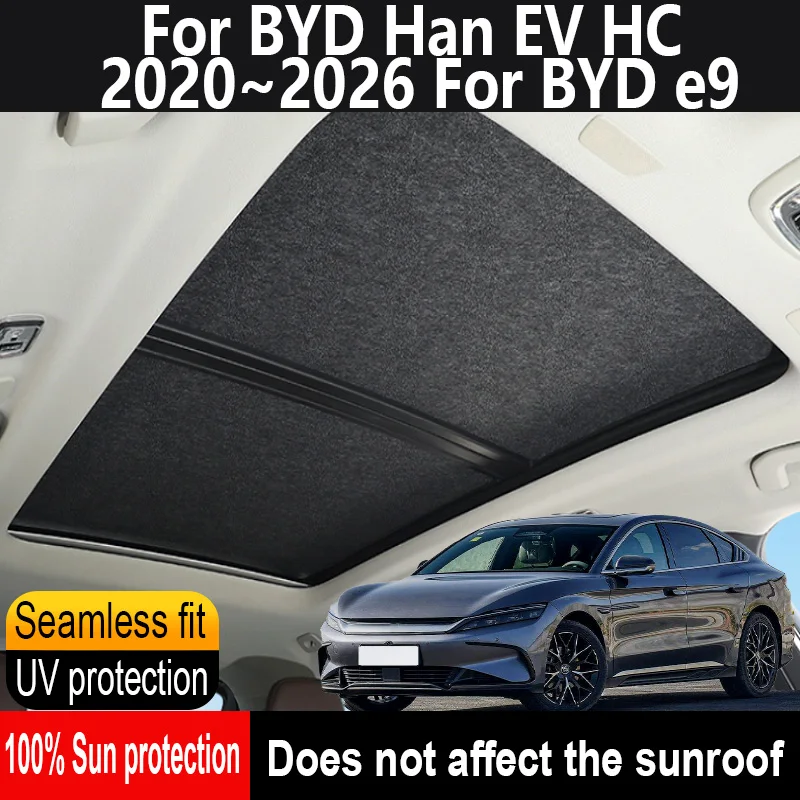 Car Sunroof Insulation Roof Visor For BYD Han EV 2020~2026 Sun Protection Anti-UV Electrostatic Adsorption Sky Curtain Sunshade
Car Sunroof Insulation Roof Visor For BYD Han EV 2020~2026 Sun Protection Anti-UV Electrostatic Adsorption Sky Curtain Sunshade