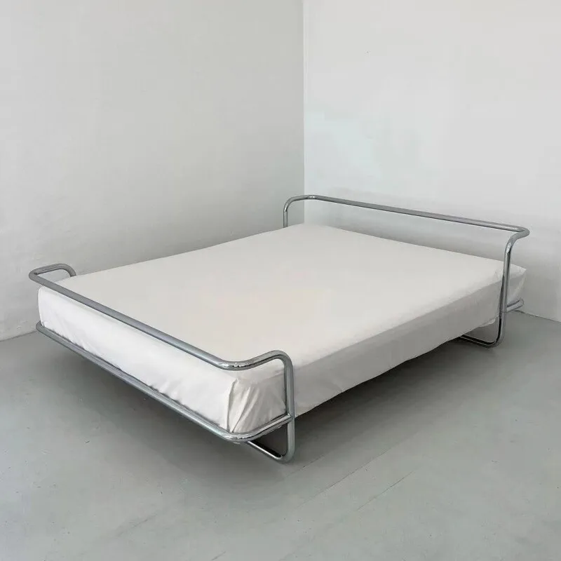 Simple light luxury stainless steel 1.8 meters master bedroom double bed surprise quiet wind bedroom 1.5 meters suspended single
Simple light luxury stainless steel 1.8 meters master bedroom double bed surprise quiet wind bedroom 1.5 meters suspended single
