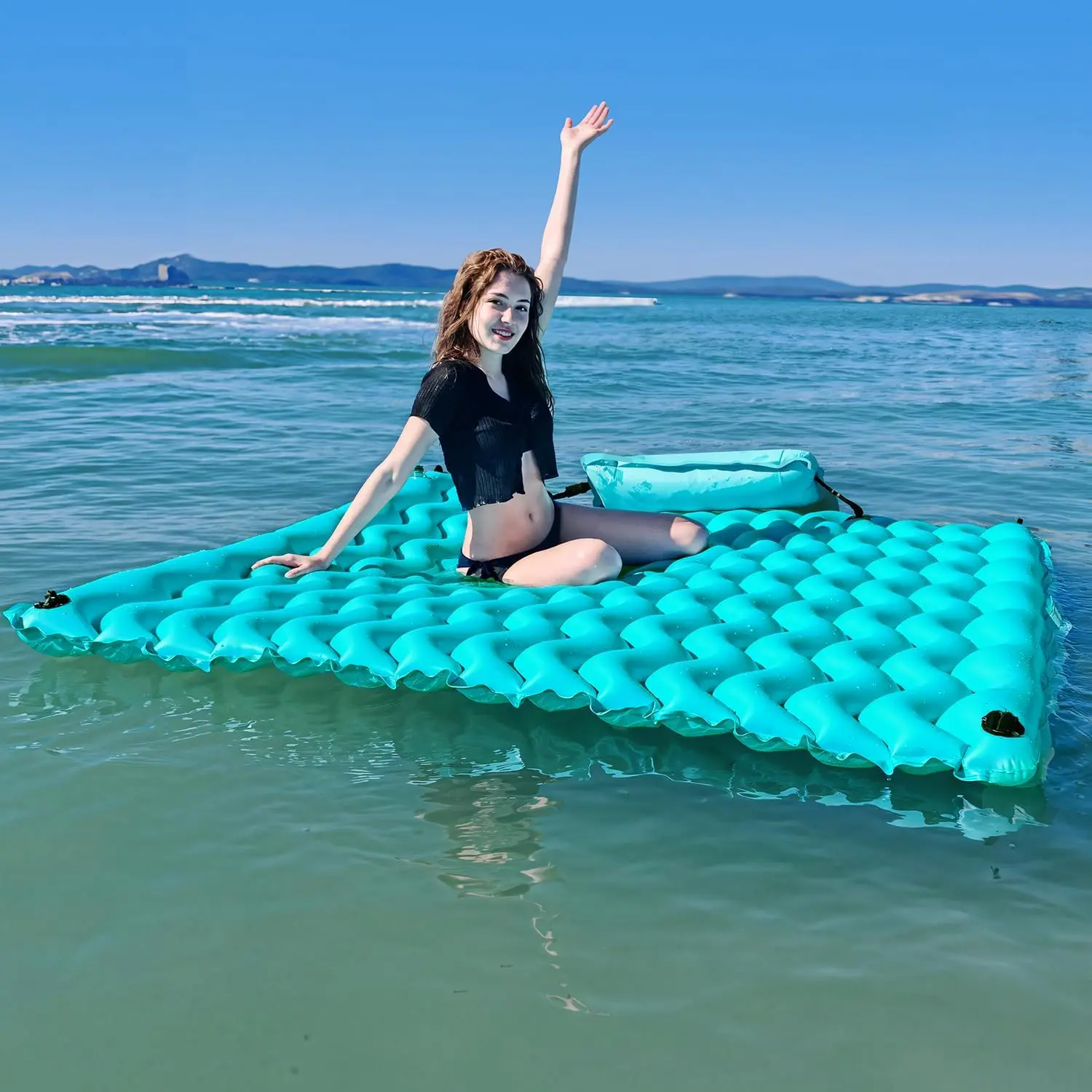 2025 Upgrade Giant Inflatable Floating Mat-Pool Float Lake Floats for Adults with Pool Hammock Pool Mats for Floating Swimmin
2025 Upgrade Giant Inflatable Floating Mat-Pool Float Lake Floats for Adults with Pool Hammock Pool Mats for Floating Swimmin