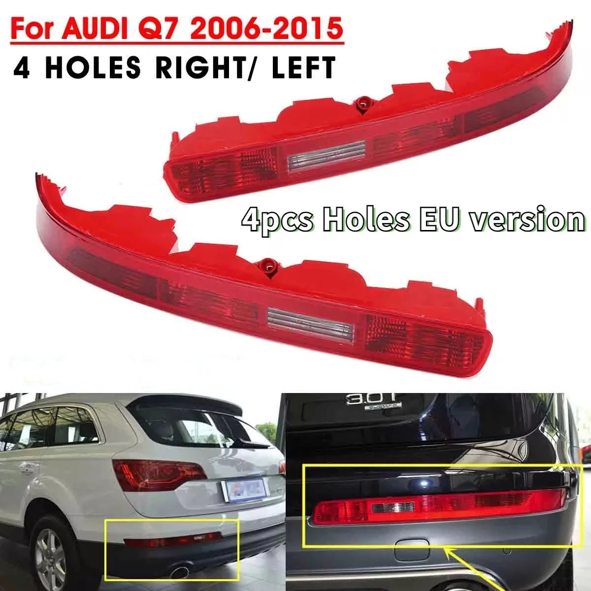 Для Audi Q7 2009-2015 Европейская версия 4L0945095, задний бампер, фонарь заднего бампера, сигнал поворота
Для Audi Q7 2009-2015 Европейская версия 4L0945095, задний бампер, фонарь заднего бампера, сигнал поворота