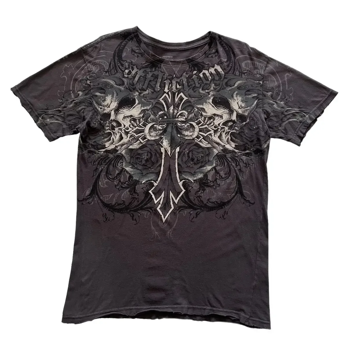 Y2K Harajuku Affliction Crewneck Top Gothic Cross skull Graphic T Shirt American Street Oversized Casual Cotton Short Sleeve
Y2K Harajuku Affliction Crewneck Top Gothic Cross skull Graphic T Shirt American Street Oversized Casual Cotton Short Sleeve