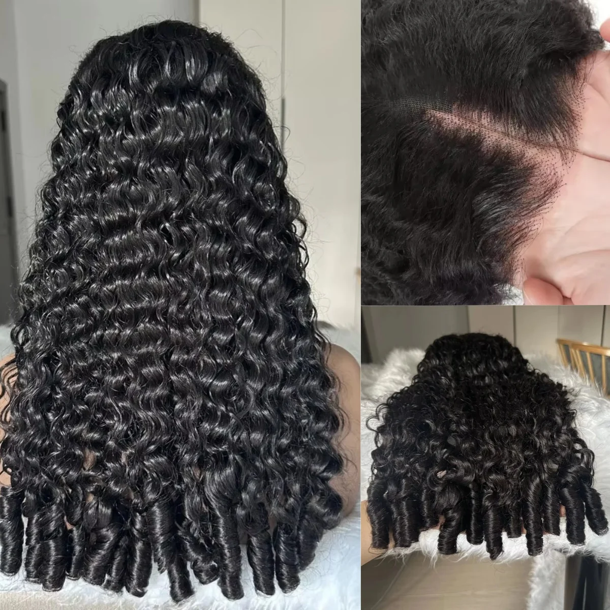 36 38 Inch Burmese Curly Hair Wig 13x6 HD Lace Front Human Hair Hair Wig 250 Density High Density 13x4 Lace Front Loose Deep Wave Wig
36 38 Inch Burmese Curly Hair Wig 13x6 HD Lace Front Human Hair Hair Wig 250 Density High Density 13x4 Lace Front Loose Deep Wave Wig