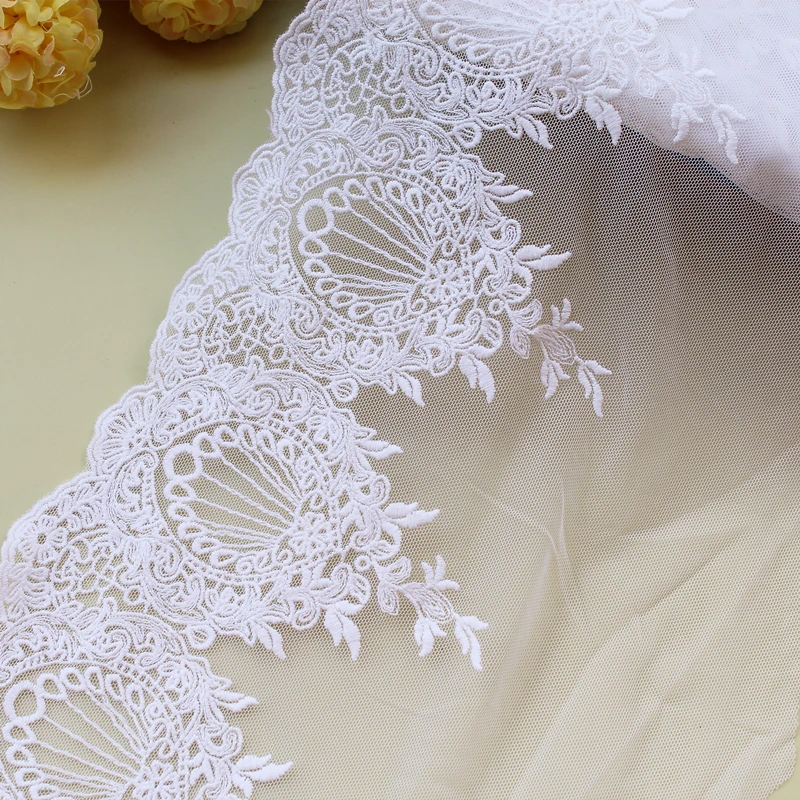Wide Cotton Mesh Lace Fabric, DIY Garment, Needlework, Sewing Accessories, Clothing Decoration, 19Yards, 22cm 607
Wide Cotton Mesh Lace Fabric, DIY Garment, Needlework, Sewing Accessories, Clothing Decoration, 19Yards, 22cm 607