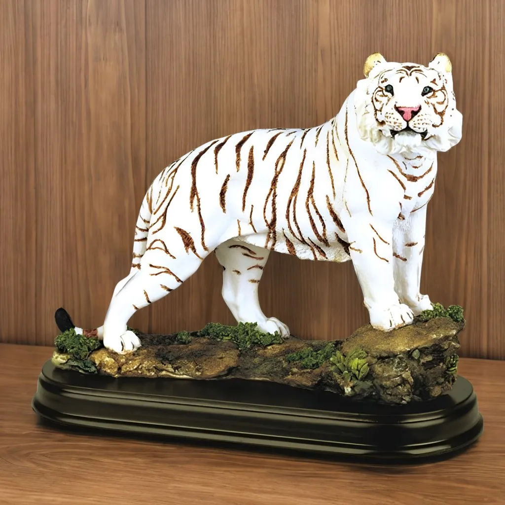 6"H White Tiger Standing on Rock Figurine Decorative Resin Statue Sculpture for Home, Office, or Bookshelf – A Unique Collectible and Perfect Gift for Housewarmings, Holidays, and Birthdays HomeRelax
6"H White Tiger Standing on Rock Figurine Decorative Resin Statue Sculpture for Home, Office, or Bookshelf – A Unique Collectible and Perfect Gift for Housewarmings, Holidays, and Birthdays HomeRelax