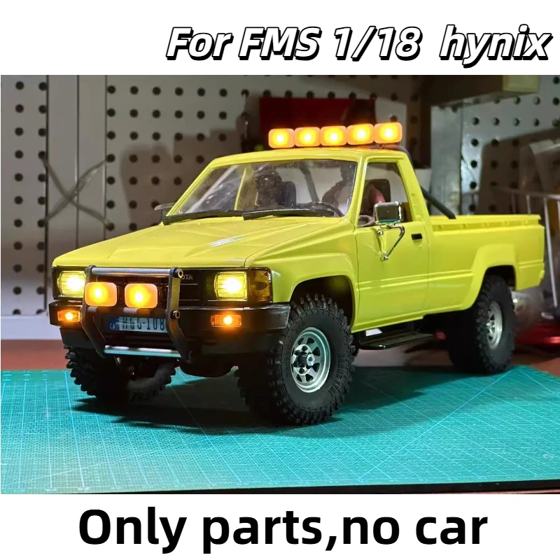 FMS 1/18 Hilux 4WD RC Truck Simulation Climbing Modified Upgrade Parts With Roof Light Off Road Hobby Toy For RC Enthusiasts
FMS 1/18 Hilux 4WD RC Truck Simulation Climbing Modified Upgrade Parts With Roof Light Off Road Hobby Toy For RC Enthusiasts