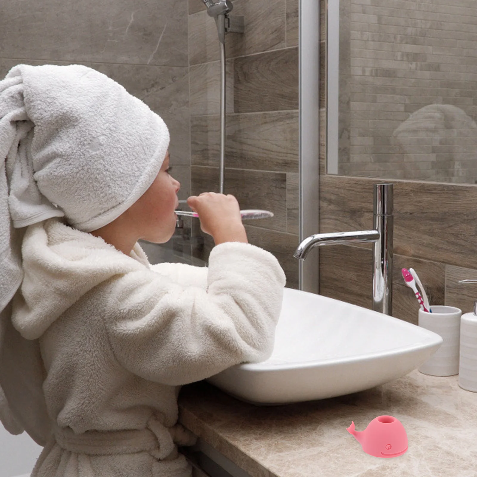 2Pcs Whale Toothbrush Holder Silicone Bathroom Toothbrush Cup Animal Cover Quick Dry Countertop Organizer 
2Pcs Whale Toothbrush Holder Silicone Bathroom Toothbrush Cup Animal Cover Quick Dry Countertop Organizer