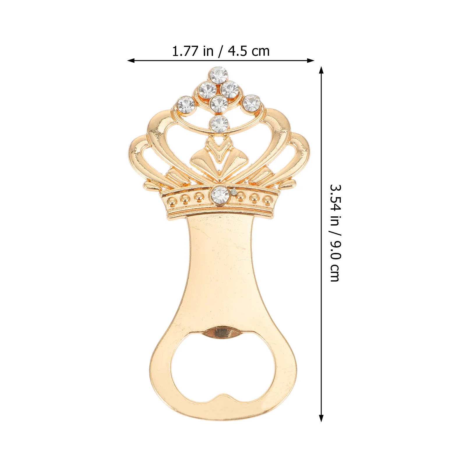 12Pcs Crown Shaped Beer Bottle Opener Rhinestone Design Practical Gift for Travel Lovers Bars Parties Bottle Opener 
12Pcs Crown Shaped Beer Bottle Opener Rhinestone Design Practical Gift for Travel Lovers Bars Parties Bottle Opener
