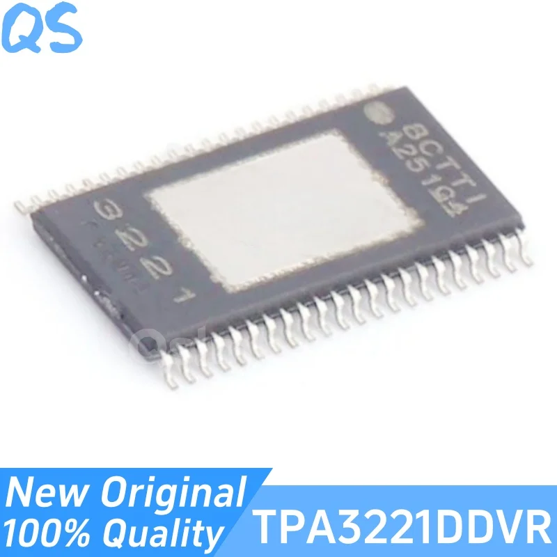 20PCS New Original TPA3221DVR 3221 TSSOP44 100W stereo/200W mono high-definition analog input D-class audio power amplifier chip
20PCS New Original TPA3221DVR 3221 TSSOP44 100W stereo/200W mono high-definition analog input D-class audio power amplifier chip