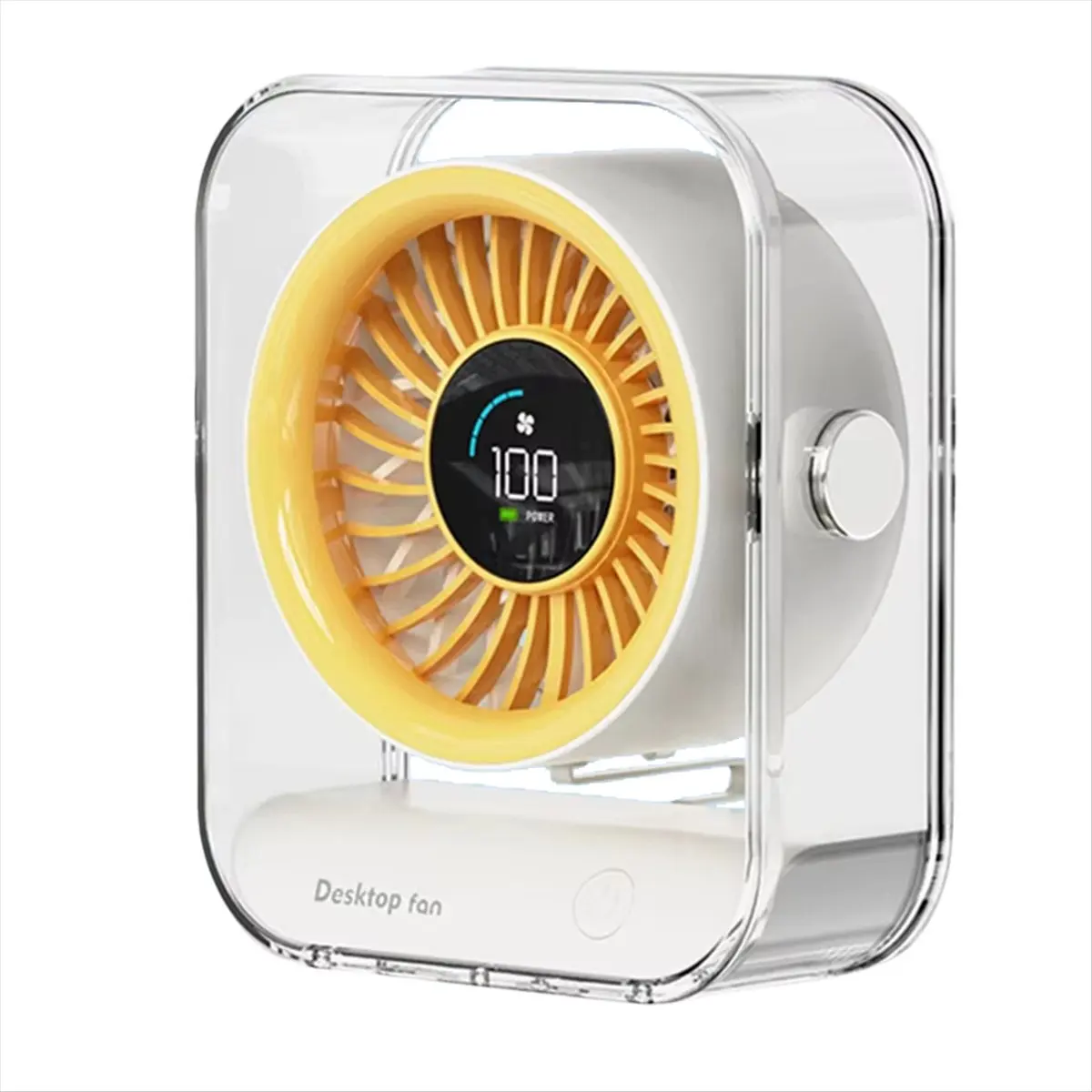 Mini Desktop Fan Office LED Digital Desktop Fan 3000mAh USB Rechargeable 100 Speeds Big Wind Quiet Circulation Fan A
Mini Desktop Fan Office LED Digital Desktop Fan 3000mAh USB Rechargeable 100 Speeds Big Wind Quiet Circulation Fan A