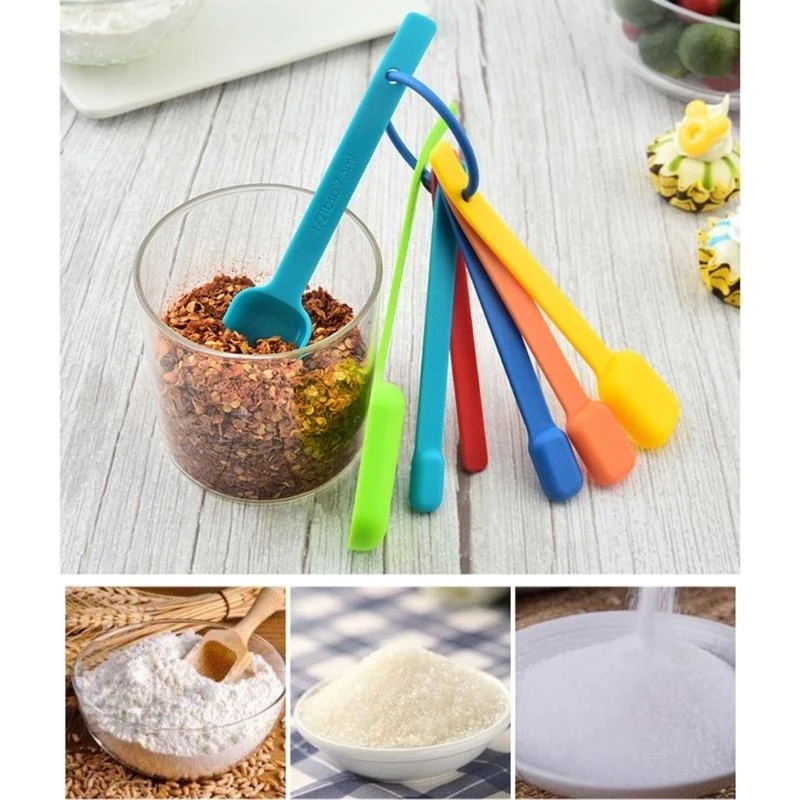 652F 7 Pack Measuring Cups/Spoons Measuring Teaspoons Set Plastic Texture for Kitchen Cooking Baking Kitchen Gadgets
652F 7 Pack Measuring Cups/Spoons Measuring Teaspoons Set Plastic Texture for Kitchen Cooking Baking Kitchen Gadgets